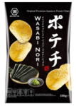 KOIKE-YA Wasabi és Nori Ízesítésű Burgonya Chips, 100gr (Koikeya) (4901335006070  01/11/2024)