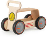 MamaToyz Masinuta ride-on, premergator si carucior de jucarii MamaToyz DriveMe Wood, Ambulanta - Jucarie din lemn 3 in 1 (Mtyz_rideonwood1)