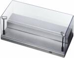 TRIPLE 9 Vitrina din plexiglass cu postament gri, stand suplimentar si 2 stalpi cu led scala 1/24, 1/43, 1/641/43 (22509)