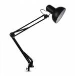 V-TAC Lampă de Birou Designer Ajustabilă Braț Metalic+Întrerupator & E27 cu Clemă Negru (40361)