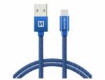 SWISSTEN Cablu SWISSTEN USB / USB-C 1.2m albastru (08899777)