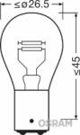OSRAM Bec, lampa frana / lampa spate AMS-OSRAM 7225 - piesa-auto
