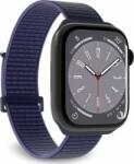 Puro Curea sport din nailon Puro PURO Apple Watch 4/5/6/7/SE/8/Ultra 44/45/49 mm (albastru marin) (PUR647)