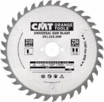 CMT Pânză de ferăstrău universal CMT pentru tăieturi longitudinale și transversale HM 216x30x2, 8/1, 8 Z=48 (291.216. 48M) (291.216.48M)