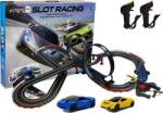 Import leantoys Leantoys Import Huge Race Track 2 Bucle 1: 43 Mașini Telecomandă 1020cm Lumini (7625) Trenulet