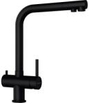 SCHOCK Baterie bucatarie Schock Vitus Cristadur Puro, 3 cai, aspect granit, cartus ceramic, negru intens