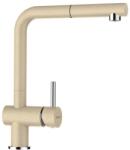 SCHOCK Baterie bucatarie Schock Epos Cristalite Moonstone cu cap extractibil, aspect granit, cartus ceramic, bej