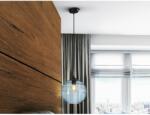 Schuller Pendul design GEOS 197281 Schuller, E27 1X8W, Negru, Albastru