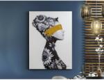 Schuller Tablou modern PERFIL I 498036 Schuller, 90x120, pictura pe panza realizata din acril cu detalii aurii