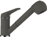 SCHOCK Baterie bucatarie Schock Cosmo Cristalite Asphalt cu cap extractibil, 2 tipuri de jet, aspect granit, cartus ceramic, gri asfalt