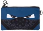 ZIPIT Penar dublu cu fermoar si masca material textil, ZIPIT Face-It Bandit - Albastru (ZP-428622) Penar