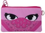 Zip. . it Penar dublu cu fermoar si masca material textil, ZIPIT Face-It Bandit - Roz (ZP-428639) Penar