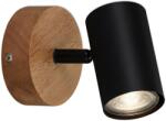 Briloner Leuchen Wood&Style 2920-01 fali lámpa, 360 fokban forgatható, GU10, fa/fém (2920-015)