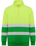Roly Hanorac Hi-Vis Roly Spica, unisex, Verde Gradina/Galben Fluorescent, XL HV93140452221
