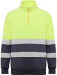 Roly Hanorac Hi-Vis Roly Spica, unisex, Plumb/Galben Fluorescent, 2XL HV93140523221