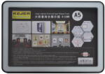 KEJEA Display nume din plastic, 210 x 148mm, KEJEA - negru (KJ-K-1305-BK) - vexio