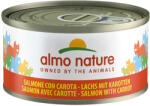 Almo Nature 70g Almo Nature 70g 6 x 70 g - Somon & Morcovi în gelatină