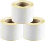  3000db 13x38mm direkt termál tekercses etikett címke (1000 címke/tekercs, 3 tekercs)
