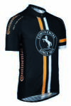 Continental kerékpáros mez fekete/sárga XL