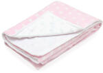 Scamp Minky kétoldalú takaró 75*100 cm - Pink Stars - babyshopkaposvar