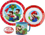 Super Mario étkészlet, micro műanyag szett - lord - 2 619 Ft