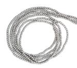  Hematit Argintiu Rotund 2x2 mm Margele Pietre Semipretioase pentru Bijuterii