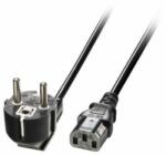Lindy Cablu alimentare schuko lindy iec c13, 2m, negru technical details connector a: schuko connector b: iec c13 cable type: h05-vvf 3g*0.75mm2 number of wires: 3 wire cross-section: 0.75mm2 available le (