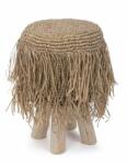 Bizzotto Taburet lemn iarba mare Florinda 35x45 cm (0680554)