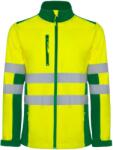 Roly Jacheta soft shell Hi-Vis Roly Antares, pentru barbati, Verde Gradina/Galben Fluorescent, XL HV93030452221