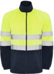 Roly Jacheta din polar Hi-Vis Roly Altair, pentru barbati, Bleumarin/Galben Fluorescent, XL HV93050455221