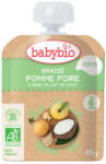 BABYBIO Piure Pouch Bio din mere, pere si cocos, 85 g, Babybio