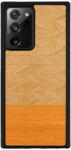 Man&Wood Husa MAN&WOOD case for Galaxy Note 20 Ultra herringbone arancia black (T-MLX44351) - vexio