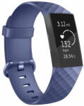  BStrap Silicone Diamond (Small) szíj Fitbit Charge 3 / 4, dark blue