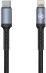 Tellur Lightning to Type-C cable, 3A, PD30W, 2m, nylon, black (T-MLX47752) - pcone