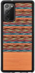 Man&Wood Husa MAN&WOOD case for Galaxy Note 20 browny check black (T-MLX44311) - pcone