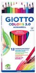 GIOTTO Colors 3.0 aquarell színes ceruza 12 db (277100)