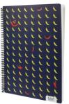 Colori Тетрадка, A4, широки редове, 2 теми, офсетова хартия, спирала, мека корица, 100 листа (COLORI A4 100S2SUBSC)