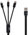REMAX Cable USB 3in1 Remax Kerolla, 1m (black) (RC-094th) - scom