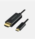 Approx Átalakító - Type-C to HDMI (4K/60Hz, 1.2m) Fekete (APPC52)