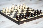  Királyi fa sakk-készlet (közepes méretű)