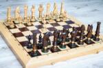  Royal Lux fa sakk-készlet (nagy méretű)