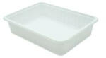  Szögletes alj 500 ml PP fehér standard (Coveris) 124401/134106 (tető: 22200014)