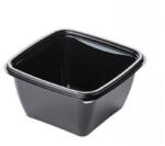 Dishy szögletes tál PET fekete 125x125x66mm 500ml