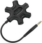 Budi Rockstar AUX mini jack adapter - 3.5mm to 5x mini jack 3.5mm (fekete) (123)