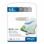 PNY Duo-Link 64GB USB 3.2 P-FDI64GDULINKTYC-GE Memory stick