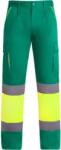 Roly Pantaloni Hi-Vis Roly Enix, pentru barbati, Verde Gradina/Galben Fluorescent, 40 HV93215652221
