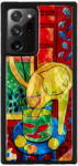iKins Husa iKins case for Samsung Galaxy Note 20 Ultra cat with red fish (T-MLX44519) - vexio