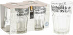 Excellent Houseware Négy darabos készlet Excellent Houseware pohár, üveg, 8x12 cm, 36 (KO-YE5000200)