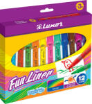Luxor Funliner Filctoll Készlet Mintás Testű 12 Darab/doboz (6107/12BOX)