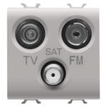 Gewiss Priza TV+FM+SAT 2M Gewiss Chorus bej satinat MAT GW13382 (GW13382)